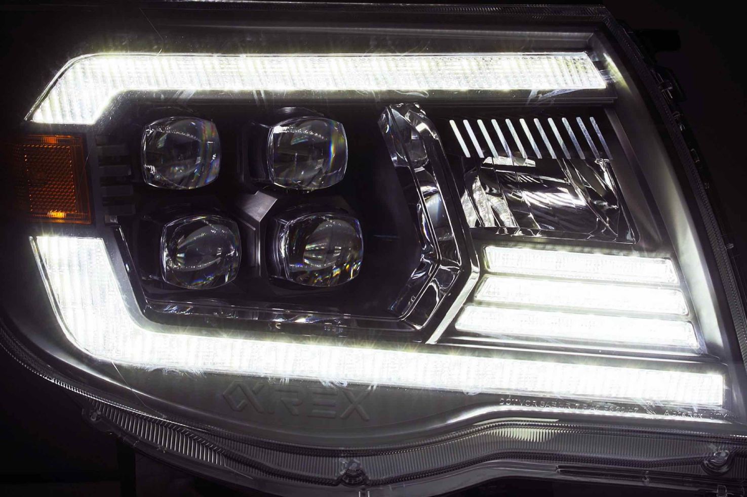 ARex Nova LED Headlights: Toyota Tacoma (05-11) - Black (Set) - product image 5