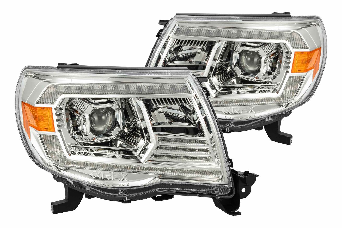 ARex (PRO-Series) Halogen Headlights:: Toyota Tacoma (05-11) - Chrome (Set) - product image 1
