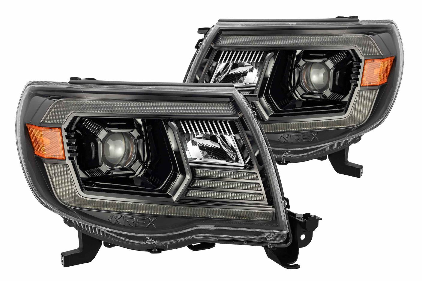 ARex (PRO-Series) Halogen Headlights: Toyota Tacoma (05-11) - Alpha-Black (Set) - product image 1