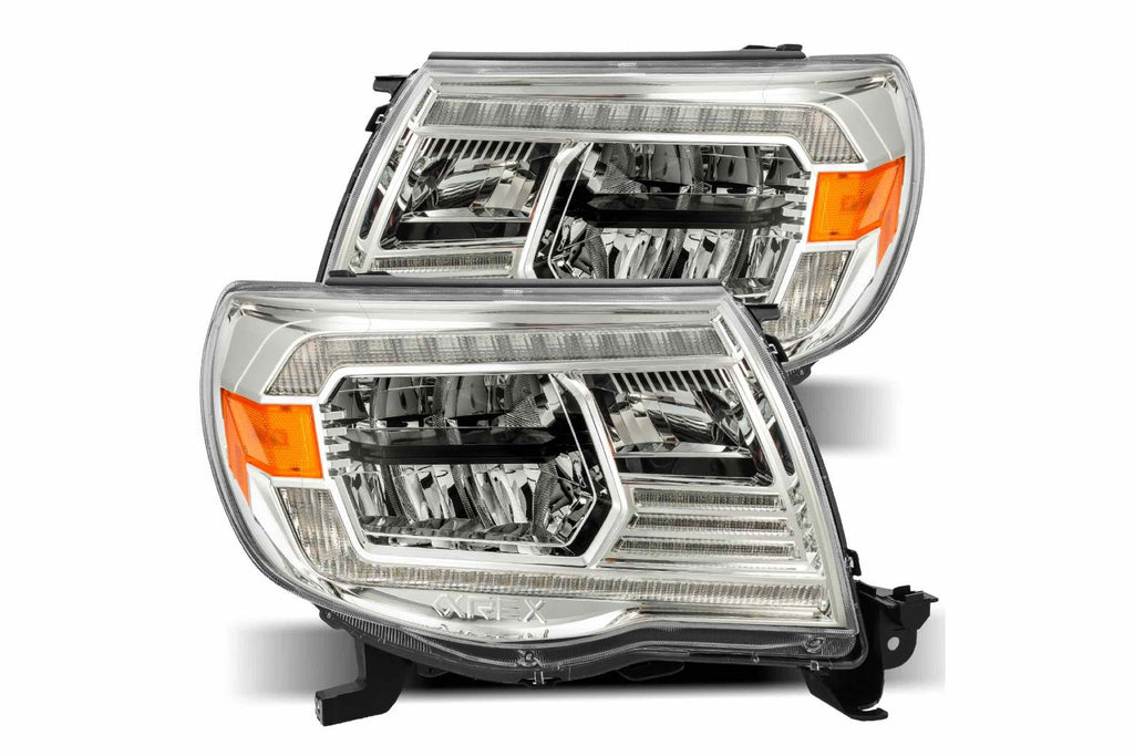 ARex Luxx LED Headlights: Toyota Tacoma (05-11) - Black (Reflector / Set) - product image 1