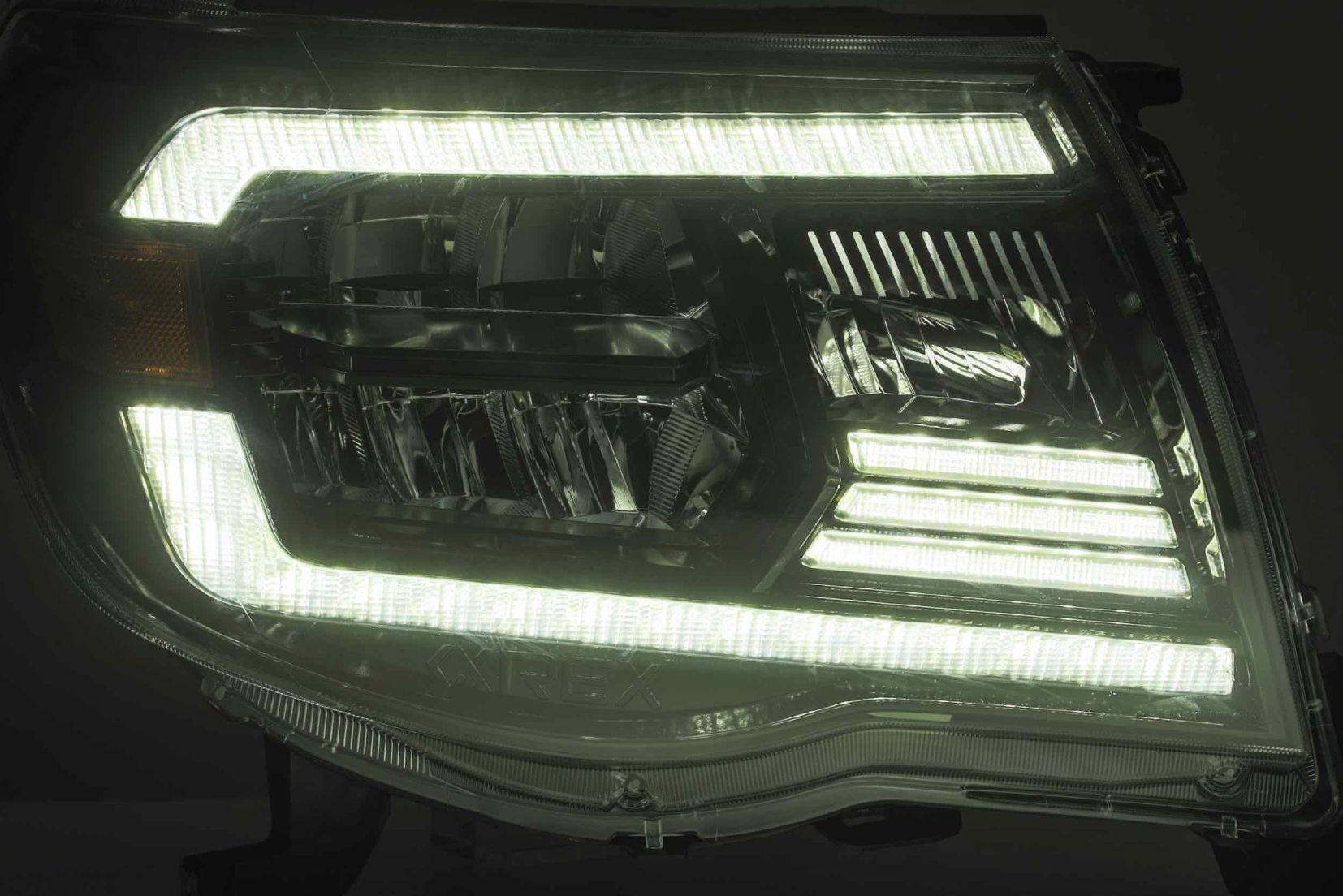ARex Luxx LED Headlights: Toyota Tacoma (05-11) - Black (Reflector / Set) - product image 7
