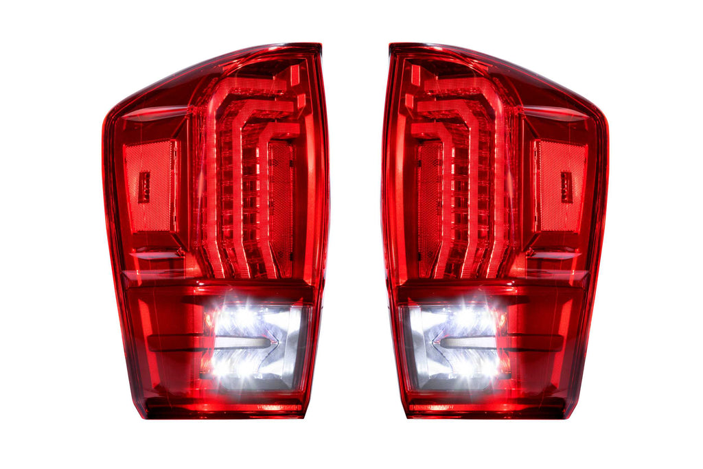 XB LED Tail Lights: Toyota Tacoma (16-23 / Red Lens / Set) - product image 2