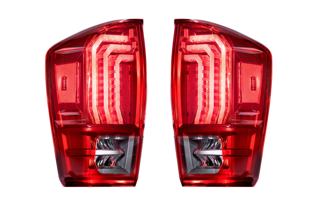 XB LED Tail Lights: Toyota Tacoma (16-23 / Red Lens / Set) - product image 3