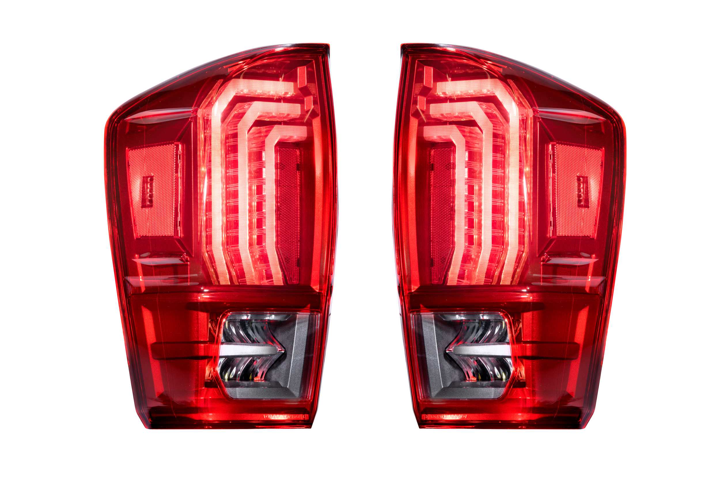 XB LED Tail Lights: Toyota Tacoma (16-23 / Red Lens / Set) - product image 3