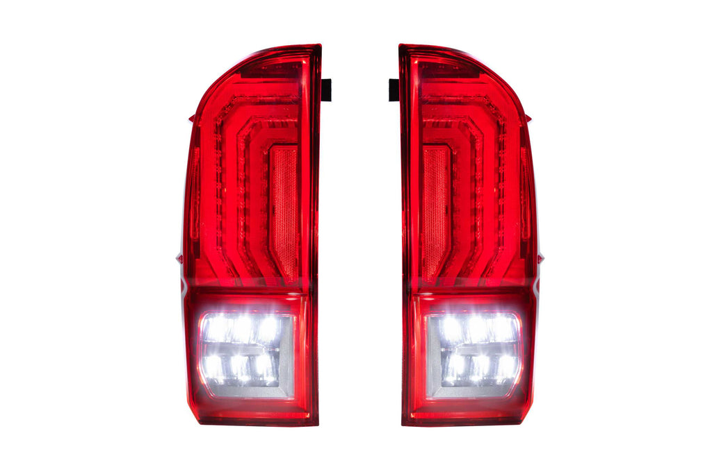 XB LED Tail Lights: Toyota Tacoma (16-23 / Red Lens / Set) - product image 5