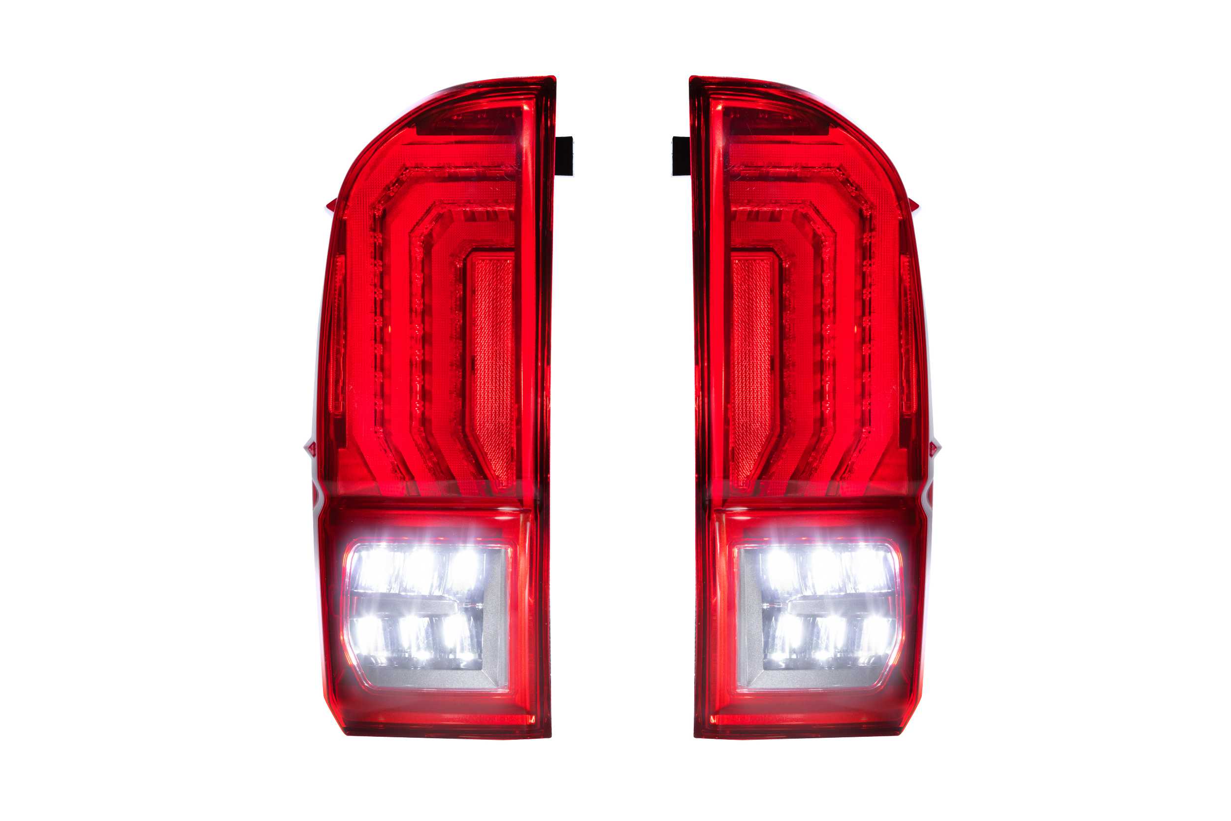 XB LED Tail Lights: Toyota Tacoma (16-23 / Red Lens / Set) - product image 5