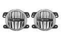 KC Hilites Gravity G4 LED Light: (4in / White 10w Fog / For 10-18 Wrangler JK / Each) - product image 1
