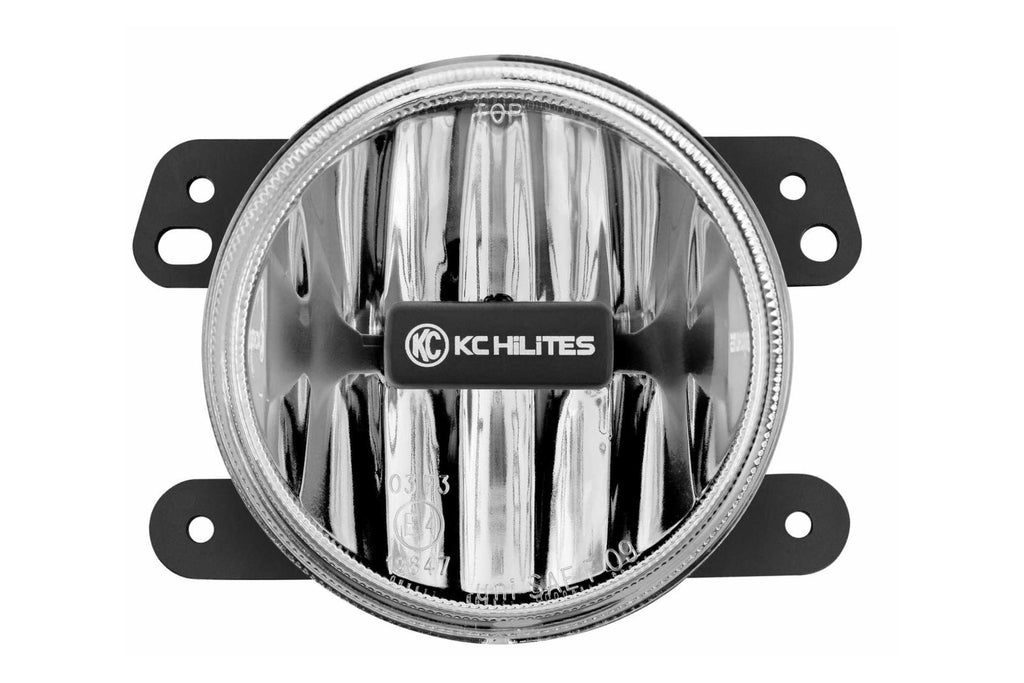 KC Hilites Gravity G4 LED Light: (4in / White 10w Fog / For 10-18 Wrangler JK / Each) - product image 3