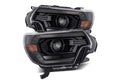 ARex (PRO-Series) Halogen Headlights: Toyota Tacoma (12-15) - Alpha-Black (Set) - product image 1