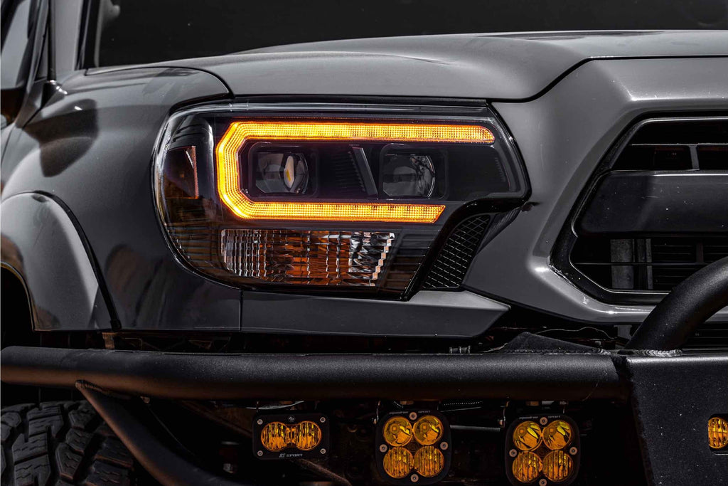 XB Hybrid LED Headlights: Toyota Tacoma (12-15 / Amber DRL / Set) - product image 7