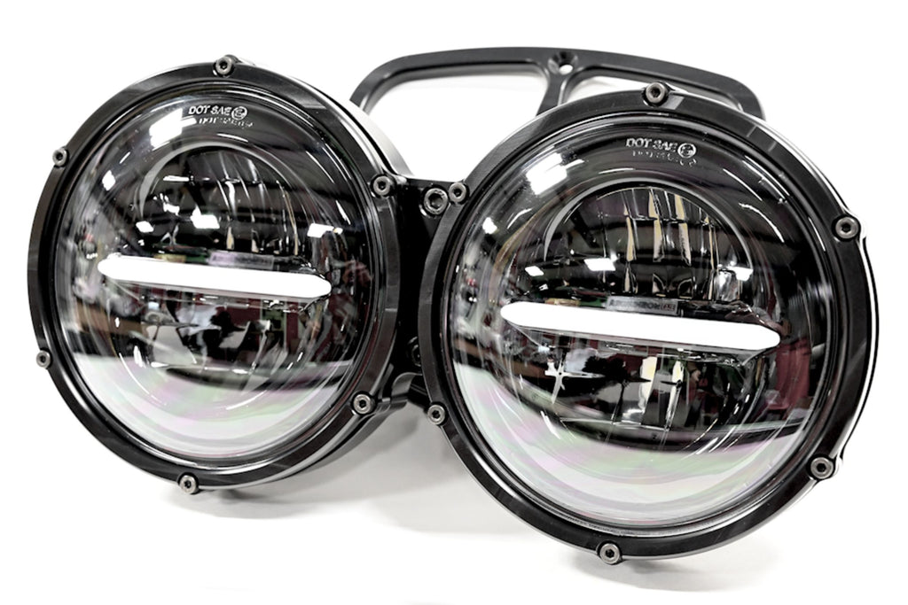XKChrome RGB LED 5.75in Headlight Kit: Black w/ Controller - product image 9