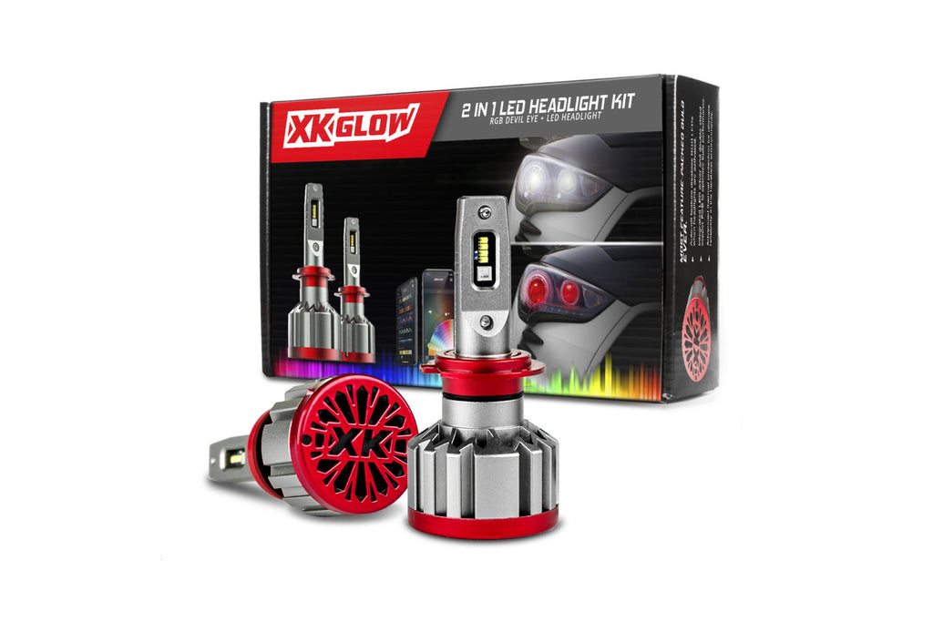 XKChrome RGB LED Bulb (SINGLE): H4 w/ Controller - product image 1