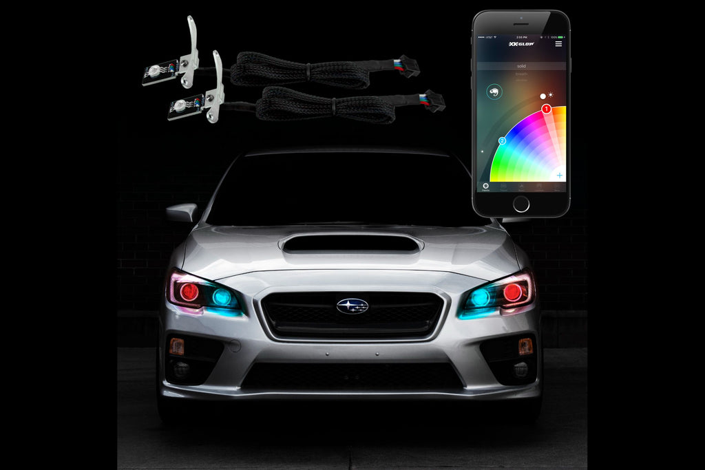 XKChrome RGB LED Demon Eye Kit (Pair w/ Controller) - product image 1