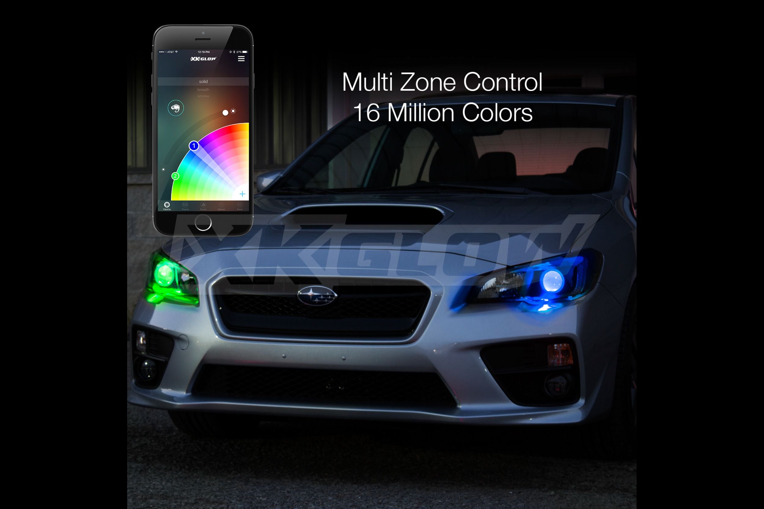 XKChrome RGB LED Demon Eye Kit (Pair w/ Controller) - product image 5