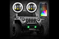 XKChrome RGB LED Fog Light Kit: Wrangler JK (Black w/ Controller) (Pair) - product image 1
