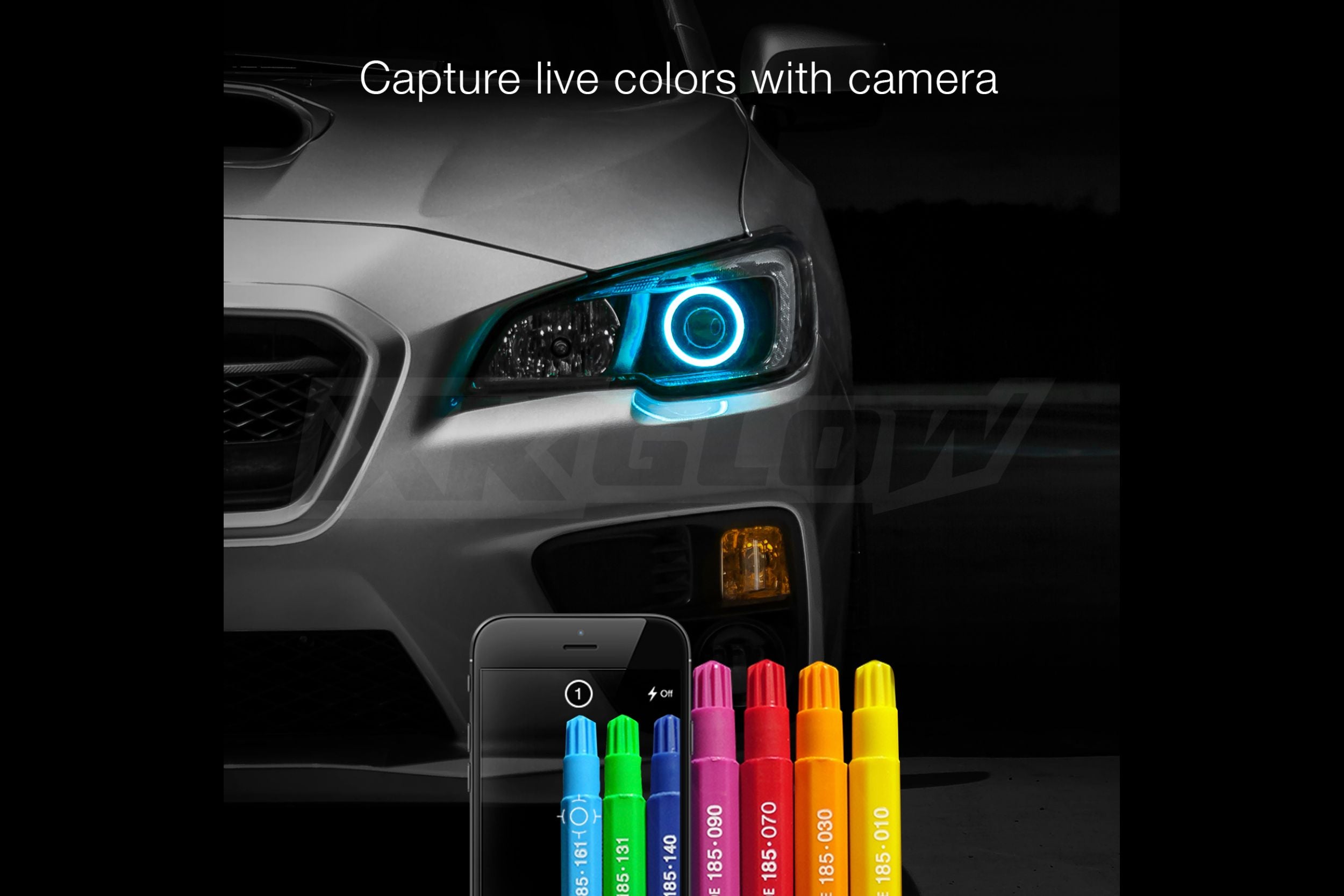 XKChrome RGB LED Halo Kit: 120mm (w/ Controller) (Pair) - product image 8