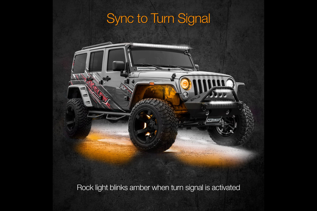 XKChrome RGB LED Rock Light Kit: 4pc w/ Dash Mount Controller - product image 5