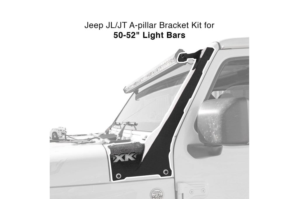XKGlow Light Bar Bracket Kit: Jeep JL/JT / Hood / 20in - product image 3