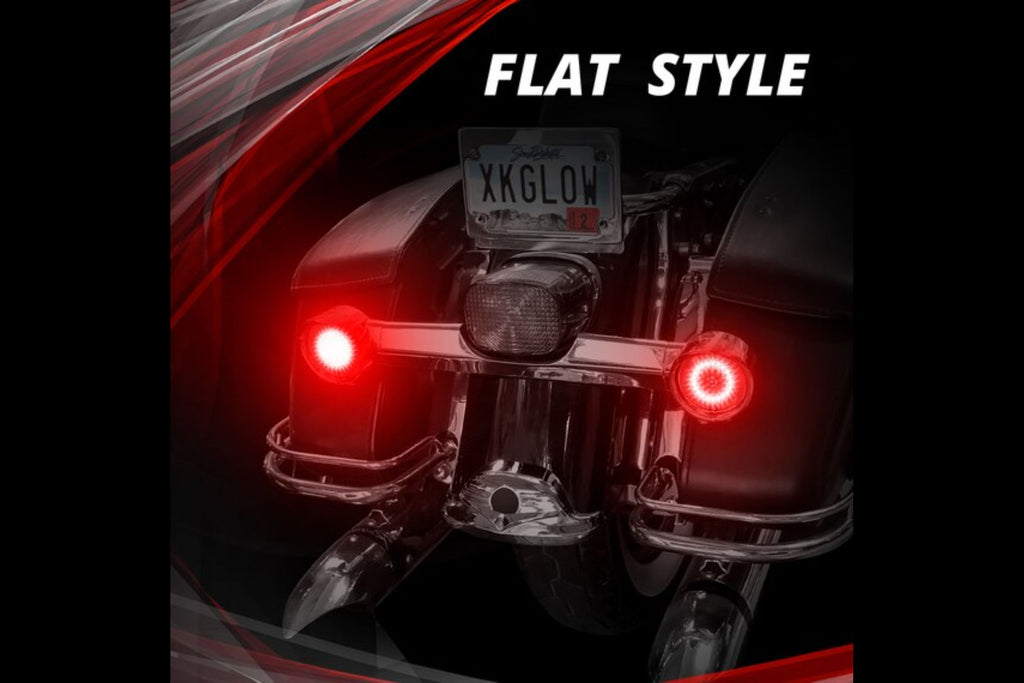 XKGlow Motorcycle Turn Signal Kit: Front / Bullet / Clear - product image 4