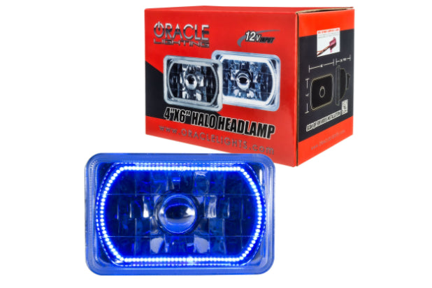Oracle Halo Sealed Beam: 4x6 / Blue - product image 1