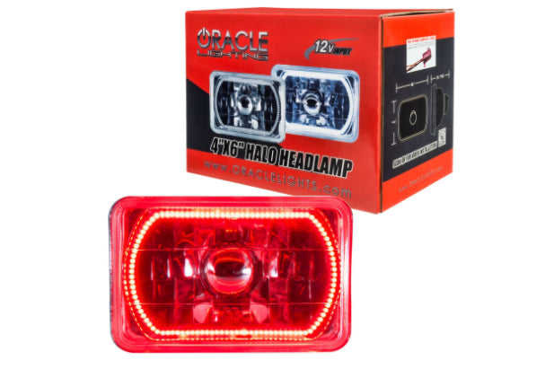 Oracle Halo Sealed Beam: 4x6 / Red - product image 1