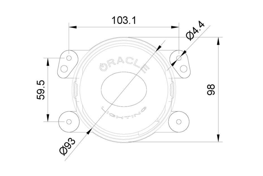Oracle High Performance LED Halo Fogs: Wrangler JL/JK/JT (Amber) - product image 5