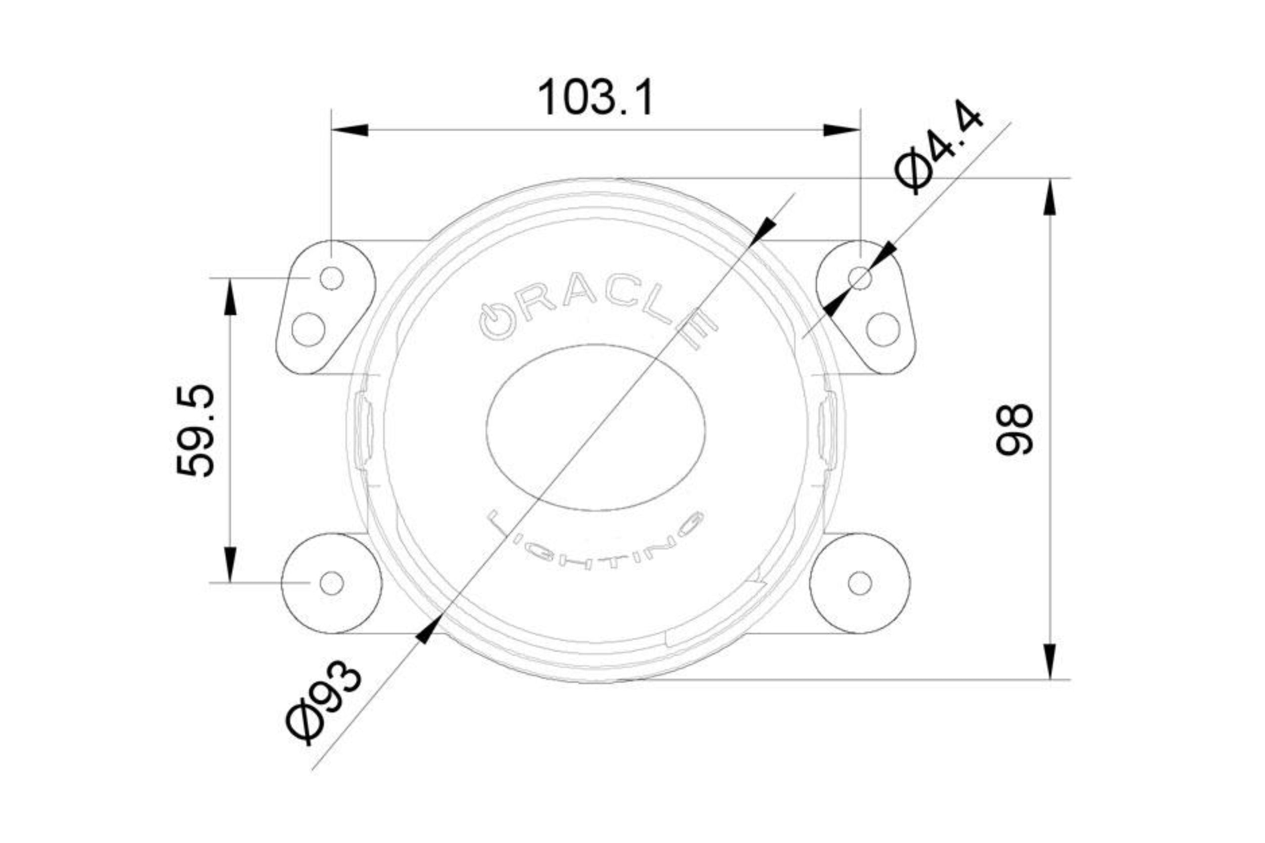 Oracle High Performance LED Halo Fogs: Wrangler JL/JK/JT (Blue) - product image 5