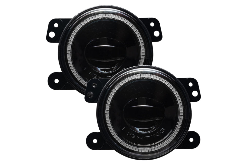 Oracle High Performance LED Halo Fogs: Wrangler JL/JK/JT (Green) - product image 2