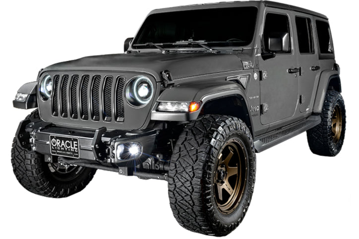 Oracle High Performance LED Halo Fogs: Wrangler JL/JK/JT (Green) - product image 7