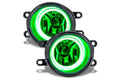 Oracle LED Halo Fogs: 12-14 Toyota Prius (Green SMD Single Color) - product image 1