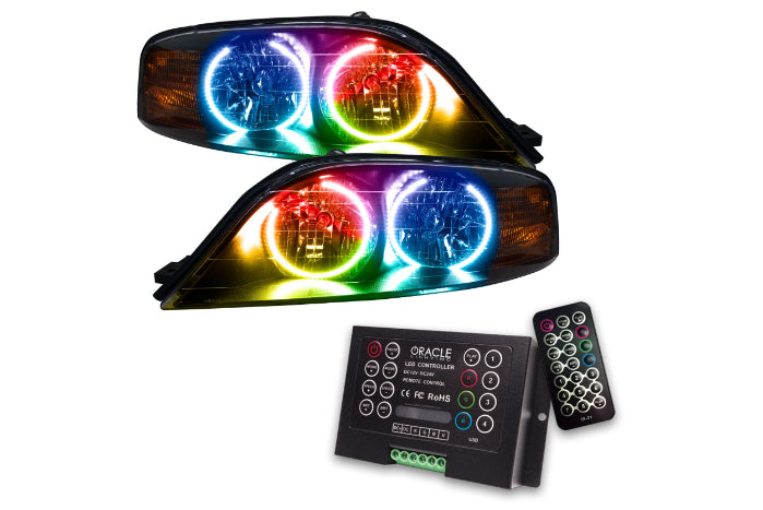 Oracle LED Halo Headlights: 00-02 Lincoln LS (ColorShift RGB / 2.0 Controller) - product image 1