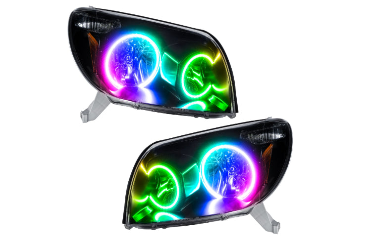 Oracle LED Halo Headlights: 03-05 Toyota 4Runner (ColorShift RGB / BC1 Controller) - product image 1