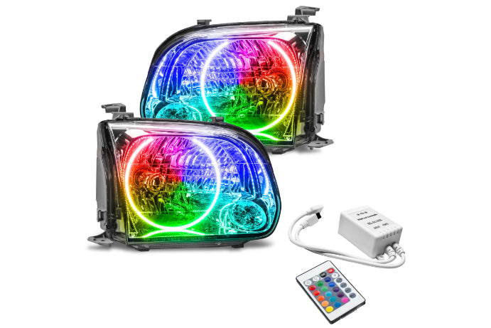 Oracle LED Halo Headlights: 05-06 Toyota Tundra w/ Double Cab (ColorShift RGB / Simple Controller) - product image 1