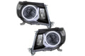Oracle LED Halo Headlights: 05-11 Toyota Tacoma (Black / White SMD Single Color) - product image 1
