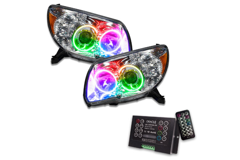 Oracle LED Halo Headlights: 06-09 Toyota 4Runner w/o Sport (ColorShift RGB / 2.0 Controller) - product image 1
