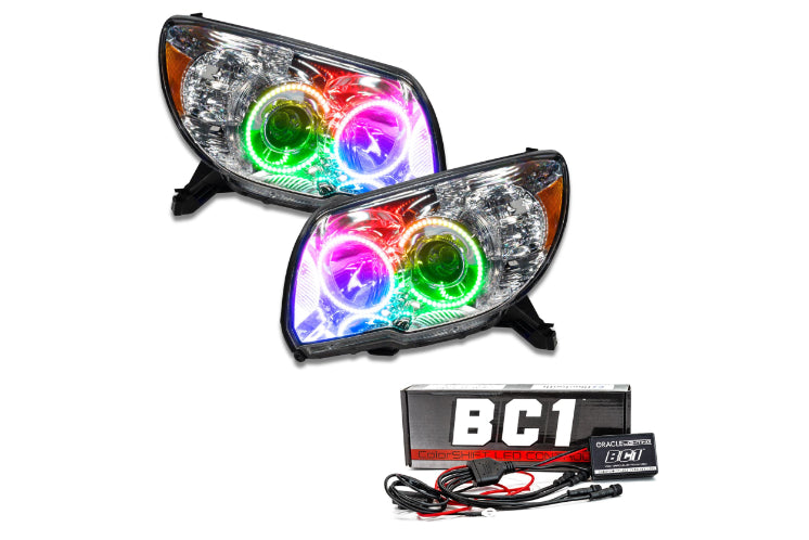 Oracle LED Halo Headlights: 06-09 Toyota 4Runner w/o Sport (ColorShift RGB / BC1 Controller) - product image 1