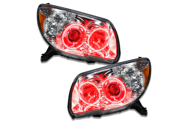 Oracle LED Halo Headlights: 06-09 Toyota 4Runner w/o Sport (Red SMD Single Color) - product image 1