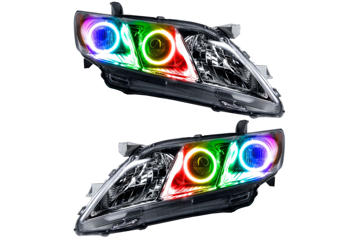 Oracle LED Halo Headlights: 07-09 Toyota Camry (ColorShift RGB / Simple Controller) - product image 1