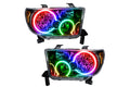 Oracle LED Halo Headlights: 07-11 Toyota Tundra (Black / ColorShift RGB / BC1 Controller) - product image 1