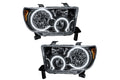 Oracle LED Halo Headlights: 07-11 Toyota Tundra (Black / White SMD Single Color) - product image 1