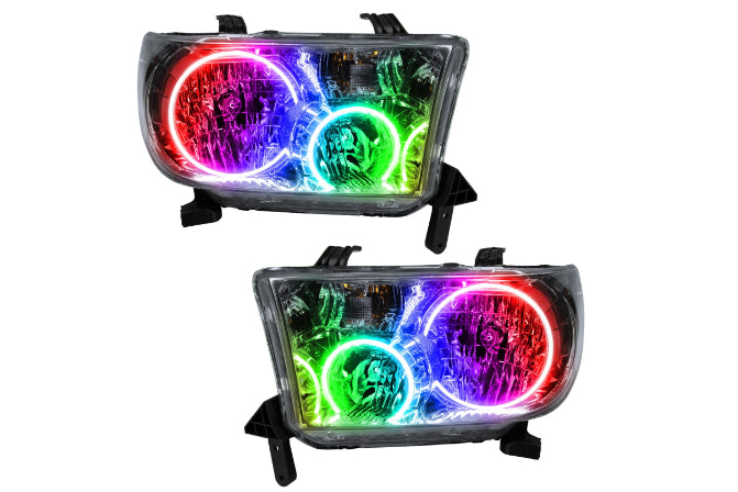 Oracle LED Halo Headlights: 07-13 Toyota Tundra (ColorShift RGB / No Controller) - product image 1
