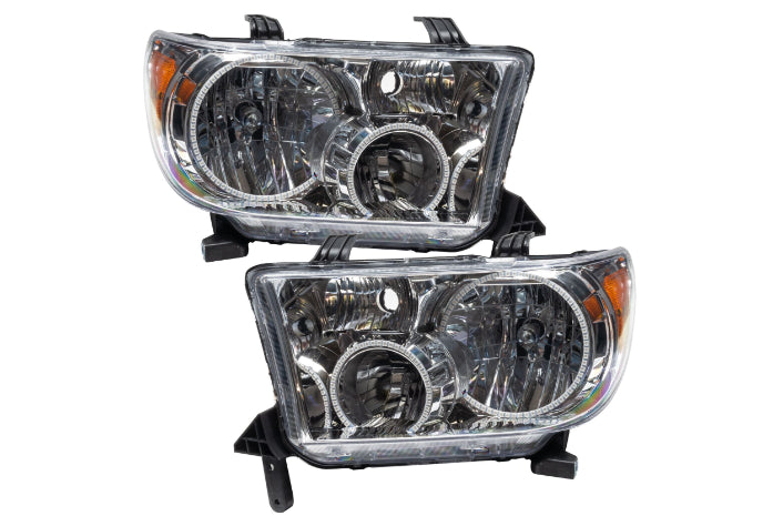Oracle LED Halo Headlights: 07-13 Toyota Tundra (ColorShift RGB / Simple Controller) - product image 2