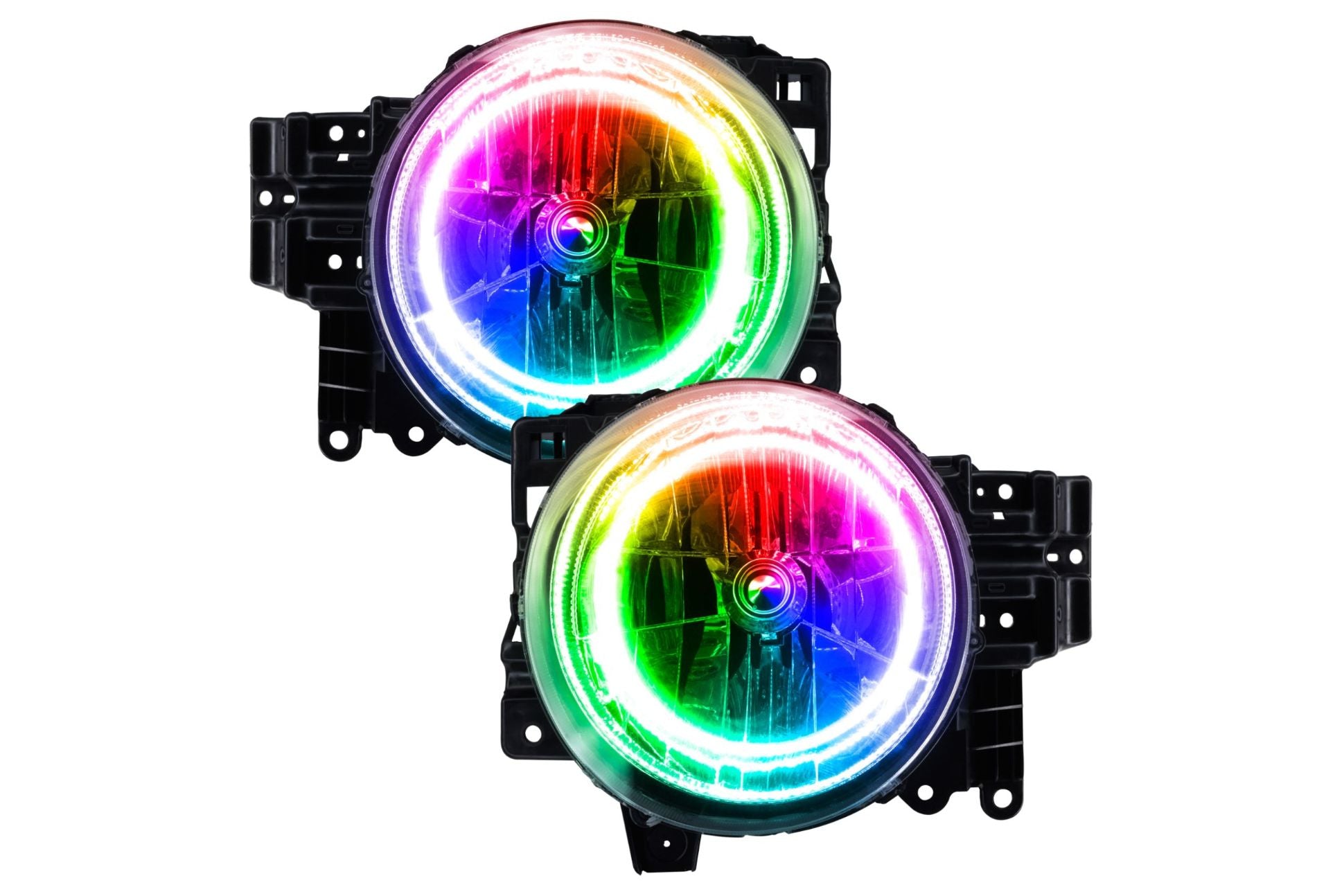 Oracle LED Halo Headlights: 07-14 Toyota FJ Cruiser (Dynamic ColorShift RGB) - product image 1
