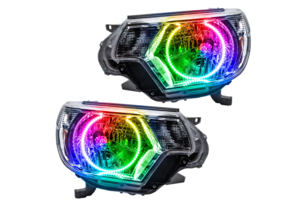 Oracle LED Halo Headlights: 12-15 Toyota Tacoma (ColorShift RGB / BC1 Controller) - product image 1