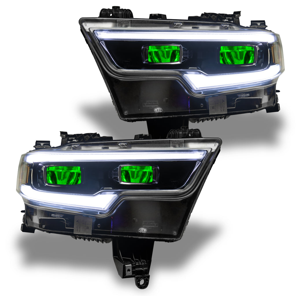 Demon Eyes: 2019+ Ram 1500 w/ LED Proj. Oracle ColorShift RGB (Pair) - product image 4