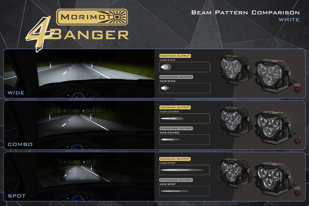 4Banger Fog Lights: 10-13 4Runner (HXB White Combo Beam) - product image 9