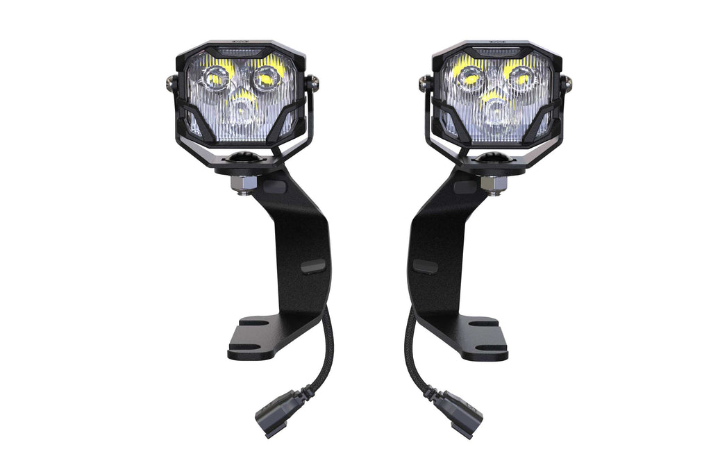Morimoto 4Banger Ditch Light Kit: 14-21 Tundra (HXB Yellow SAE Wide Beam) - product image 2