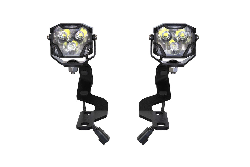 Morimoto 4Banger Ditch Light Kit: 07-13 Tundra (NCS Yellow SAE Wide Beam) - product image 1