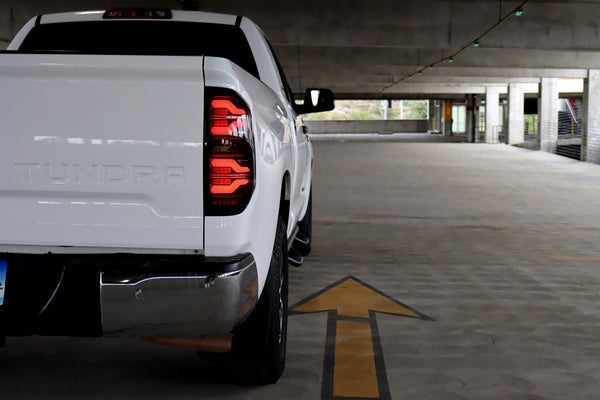 Arex Luxx LED Tail Lights: Toyota Tundra (14-21) - Black-Red (Set) - product image 5